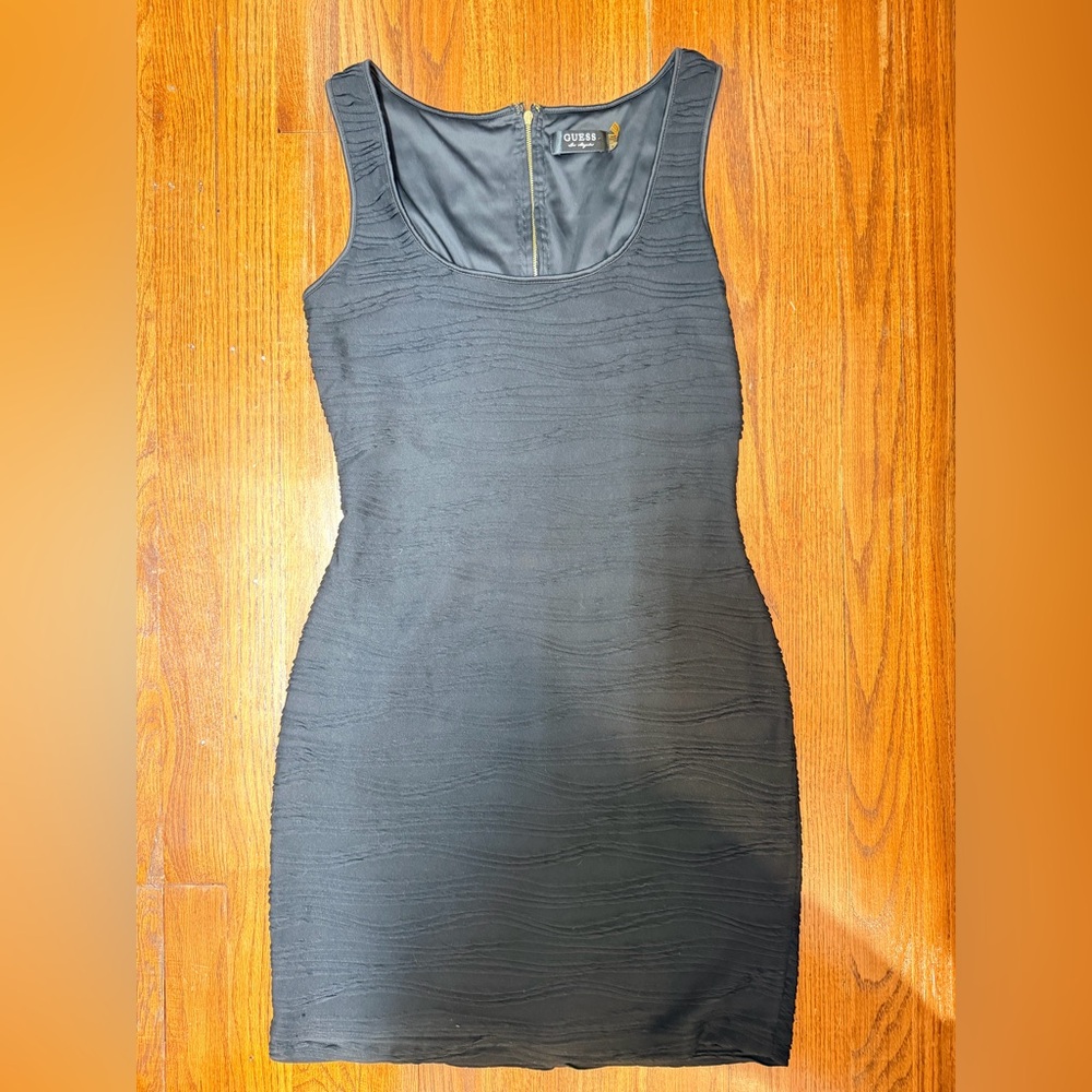 GUESS Elegant Black Bodycon Dress
